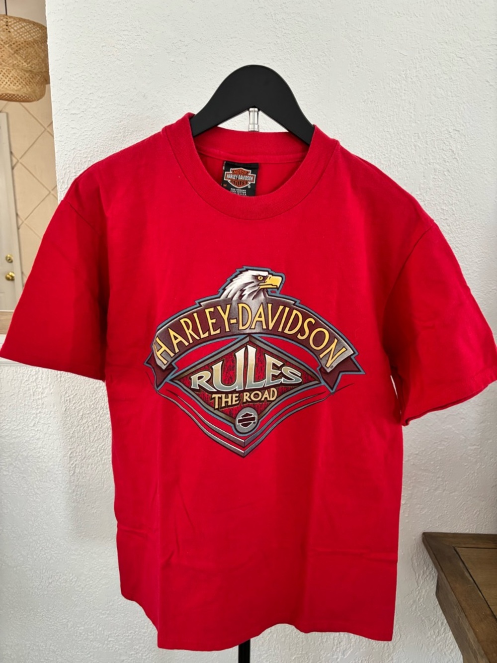 Harley-Davidson Rules The Road Vintage Tee Size Medium